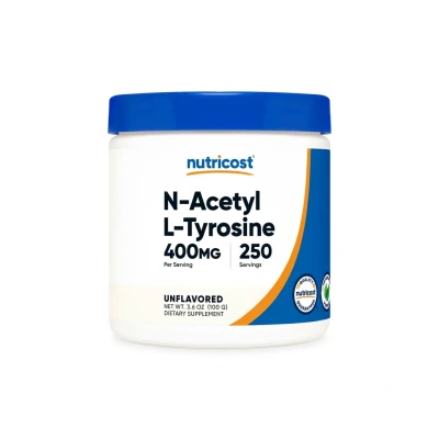 Nutricost N-Acetyl L-Tyrosine 400mg 250 Powder