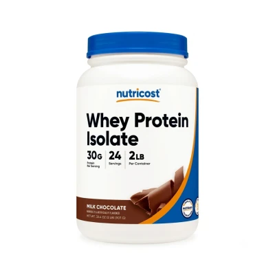 Nutricost Whey Protein Isolate 2 lb Milk Chocolate 907 g