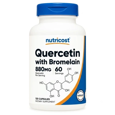 Nutricost Quercetin with Bromelain 880mg 120 Capsules