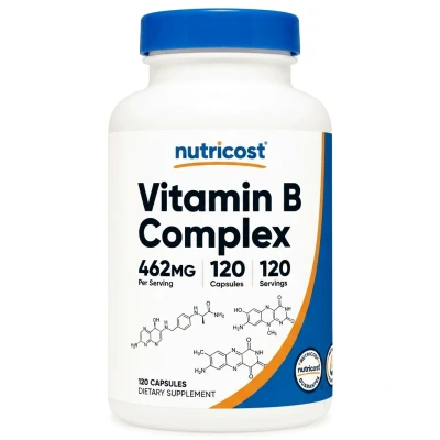 Nutricost Vitamin B Complex 462mg 120 Capsules