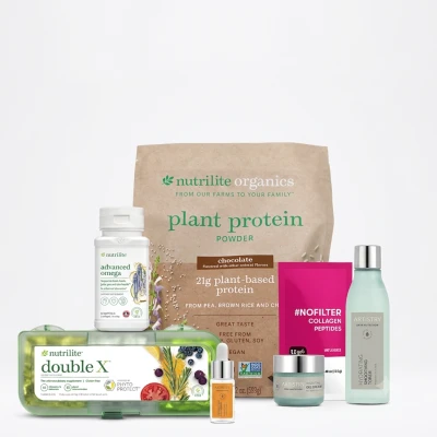 Nutrilite Organics Plant Protein 21g Powder Chocolate Flavour