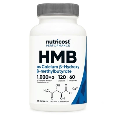 Nutricost Performance HMB 1000mg 120 Capsules