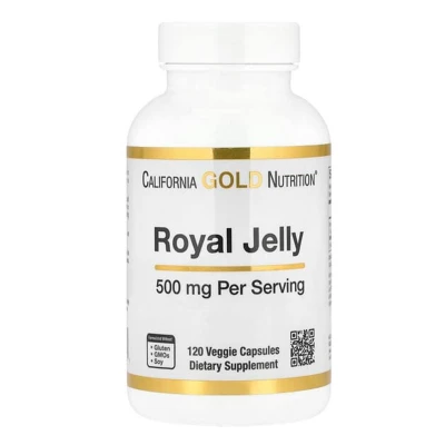 California Gold Nutrition Royal Jelly 500mg 120 Veg Caps