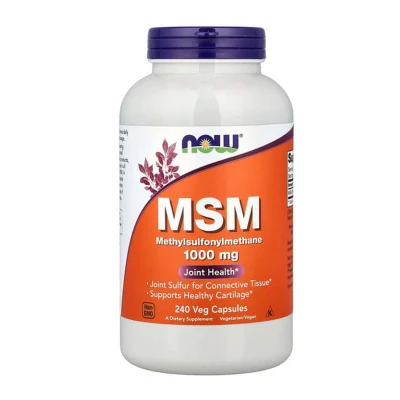 Now Foods Msm Methylsulfonylmethane 1000mg Joint Health 240 Veg Capsules