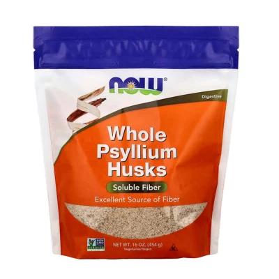 NOW Foods Whole Psyllium Husks 16 oz (454g)