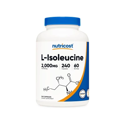 Nutricost L-Isoleucine 2000mg 240 Capsules