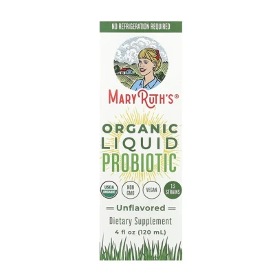 MaryRuth's Organic Liquid Probiotic Unflavoured Dietary Supplement 4 fl oz (120ml)