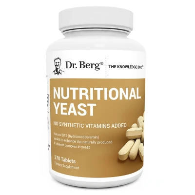 Dr. Berg Nutritional Yeast No synthetic vitamins added 270 Tablets