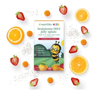 Nutrilite Kids Brainiums Dha Jelly Splat 30 Jelly Splats