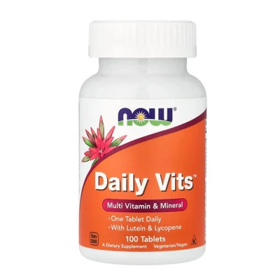 Now Foods Daily Vits Multivitamin & Mineral Dietary Supplement 100 Tablets