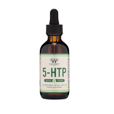 Double Wood Suplement 5-HTP Liquid Drops 60 serving 50mg 2fl oz