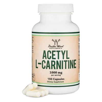 Double Wood Suplement Acetyl L-Carnitine 1000 mg 150 capsules