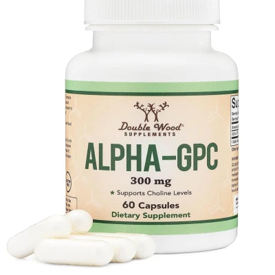 Double Wood Suplement Alpha GPC Supplement 300mg 60 Capsule