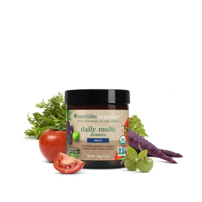Nutrilite Organics Men’s Daily Multi Gummies 120 Gummies