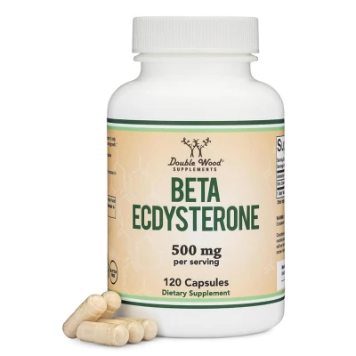 Double Wood Supplement Beta Ecdysterone 500mg 120 Capsule