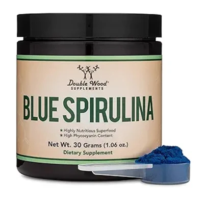 Double Wood Supplement Blue Spirulina Powder 30g (1.6 oz)