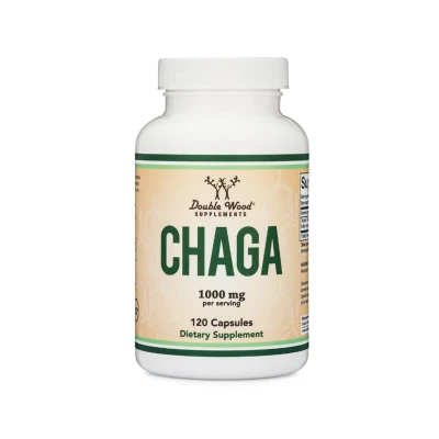 Double Wood Supplement Chaga Mushroom 1000mg 120 Capsule