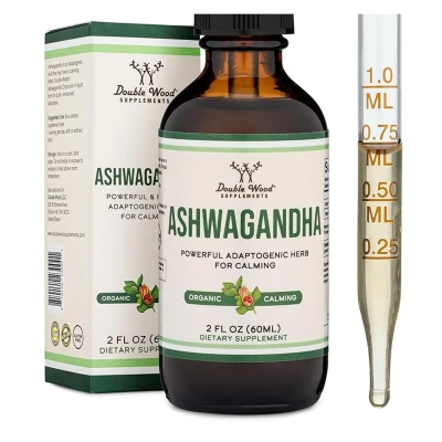 Double Wood Suplement Ashwagandha 2fl Oz (60ml)