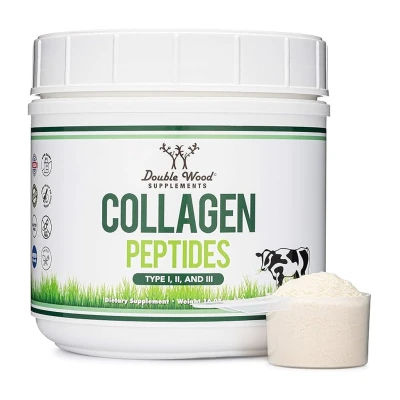 Double Wood Supplement Collagen Peptides Powder 16.08 oz 456g