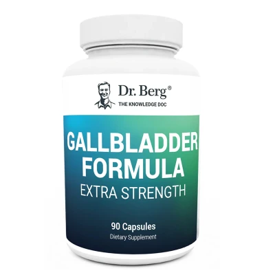 Dr Berg Gallbladder Formula Extra Strength with Ox Bile and Digestive Enzymes – 90 Vegetable Capsules