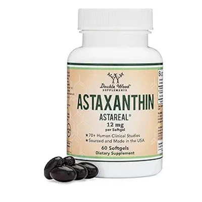Double Wood Supplement Astaxanthin Astarel 12 mg 60 Softgel
