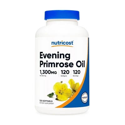 Nutricost Evening Primrose Oil 1300mg 120 Softgels