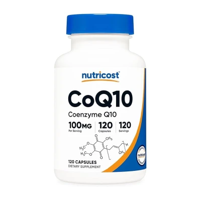 Nutricost CoQ10 (Coenzyme Q10) 100mg 120 Softgels