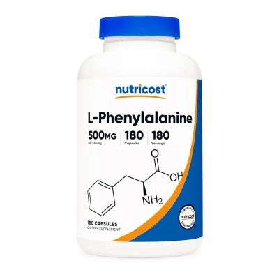 Nutricost L-Phenylalanine 500mg 180 Capsules
