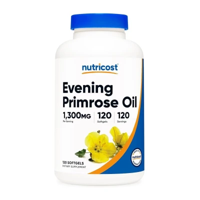 Nutricost Evening Primrose Oil 1300mg 120 Softgels