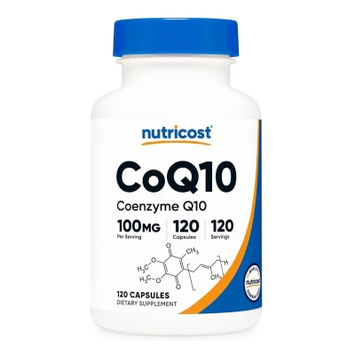 Nutricost CoQ10 (Coenzyme Q10) 200mg 120 Softgels