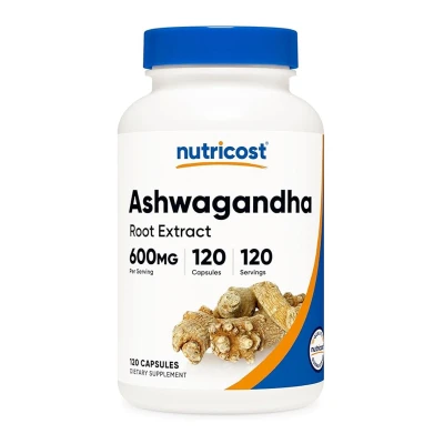 Nutricost Ashwagandha Root Extract 600mg 120 Capsules