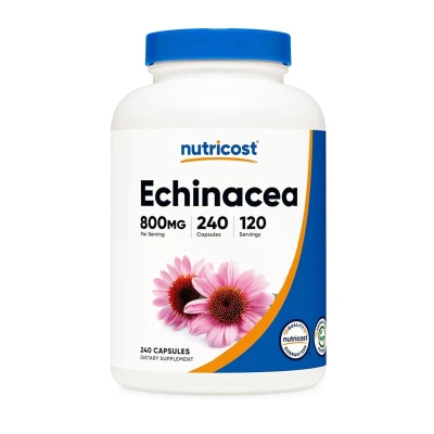 Nutricost Echinacea 800mg 240 Capsules 120 Servings
