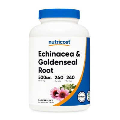Nutricost Echinacea & Goldenseal Root 500mg 240 Capsules