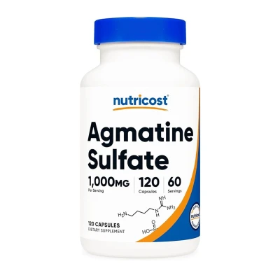 Nutricost Agmatine Sulfate 1000mg 120 Capsules
