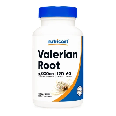 Nutricost Valerian Root Equivalent 4000mg 120 Capsules