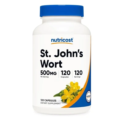 Nutricost St. John's Wort 500mg 120 Capsules