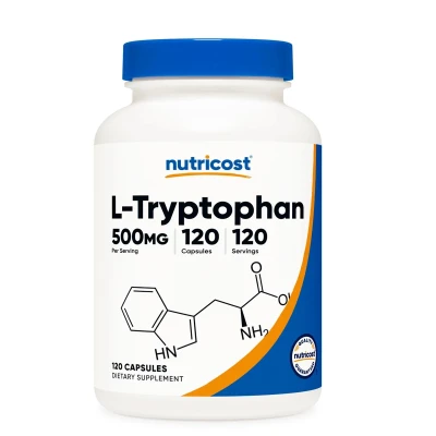 Nutricost L-Tryptophan 500mg 120 Capsules