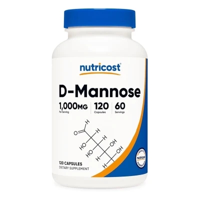 Nutricost D-Mannose 1000mg 120 Capsules