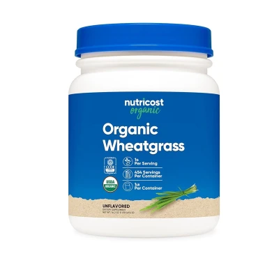 Nutricost Organic Wheatgrass 1lb (454g) Powder