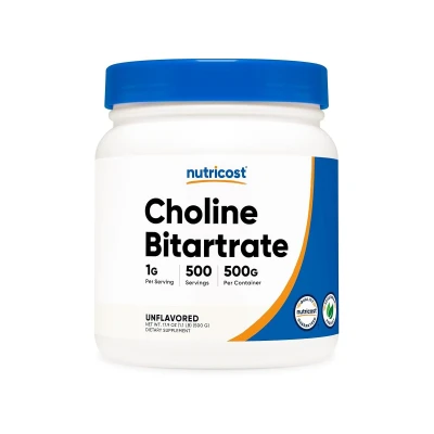Nutricost Choline Bitartrate 1g 500g Powder