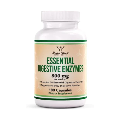 Double Wood Suplement Digestive Enzymes 800mg 180 Capsule