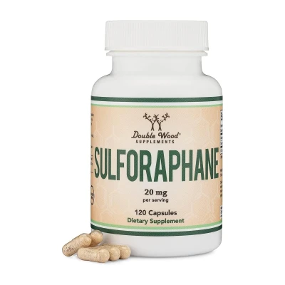 Double Wood Suplement Sulforaphane Broccoli Seed Extract 20mg 120 Capsule