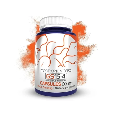 Nootropics Depot GS15-4 Panax Ginseng 200mg 60 Capsules