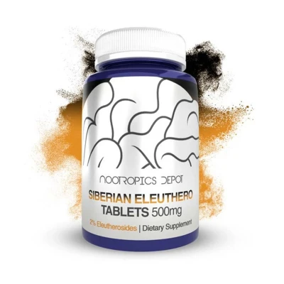 Nootropics Depot Siberian Eleuthero 500mg 60 Tablets