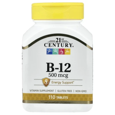 21st Century Vitamin B-12 500mcg Energy Support 110 Tablets