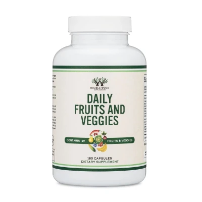 Double Wood Supplement Daily Fruit & Veggie 180 Capsule