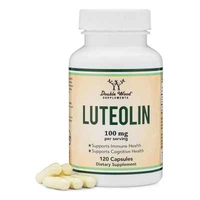 Double Wood Supplement Luteolin 100mg Per Serving 120 Capsule