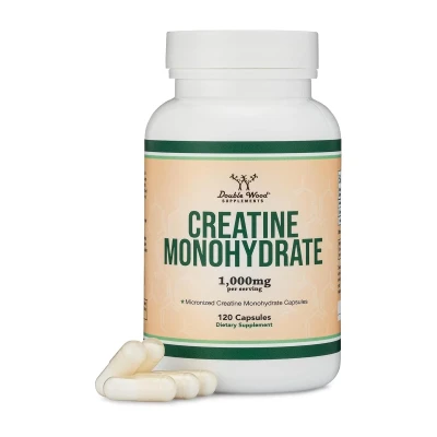Double Wood Supplement Creatine Monohydrate 1000mg Per Serving 120 Capsule