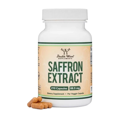 Double Wood Supplement Saffron Extract 88.5mg 210 Capsule