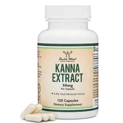 Double Wood Supplement Kanna 50mg Per Serving 120 Capsules